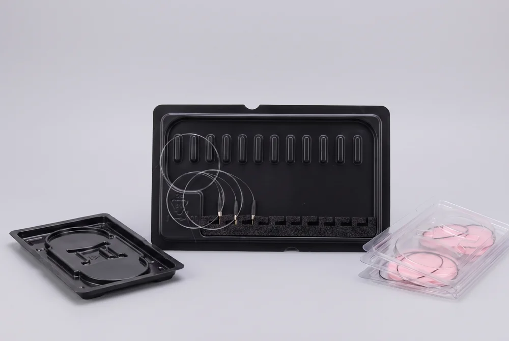 Emballage thermoplastique antistatique
