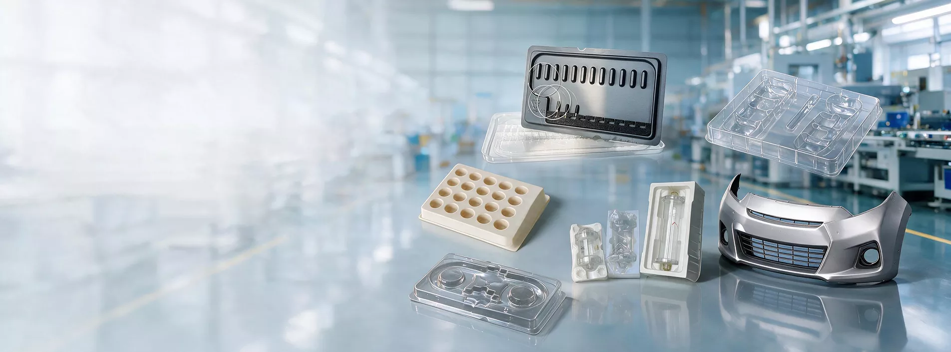 Usine de solutions d'emballage de thermoformage en Chine